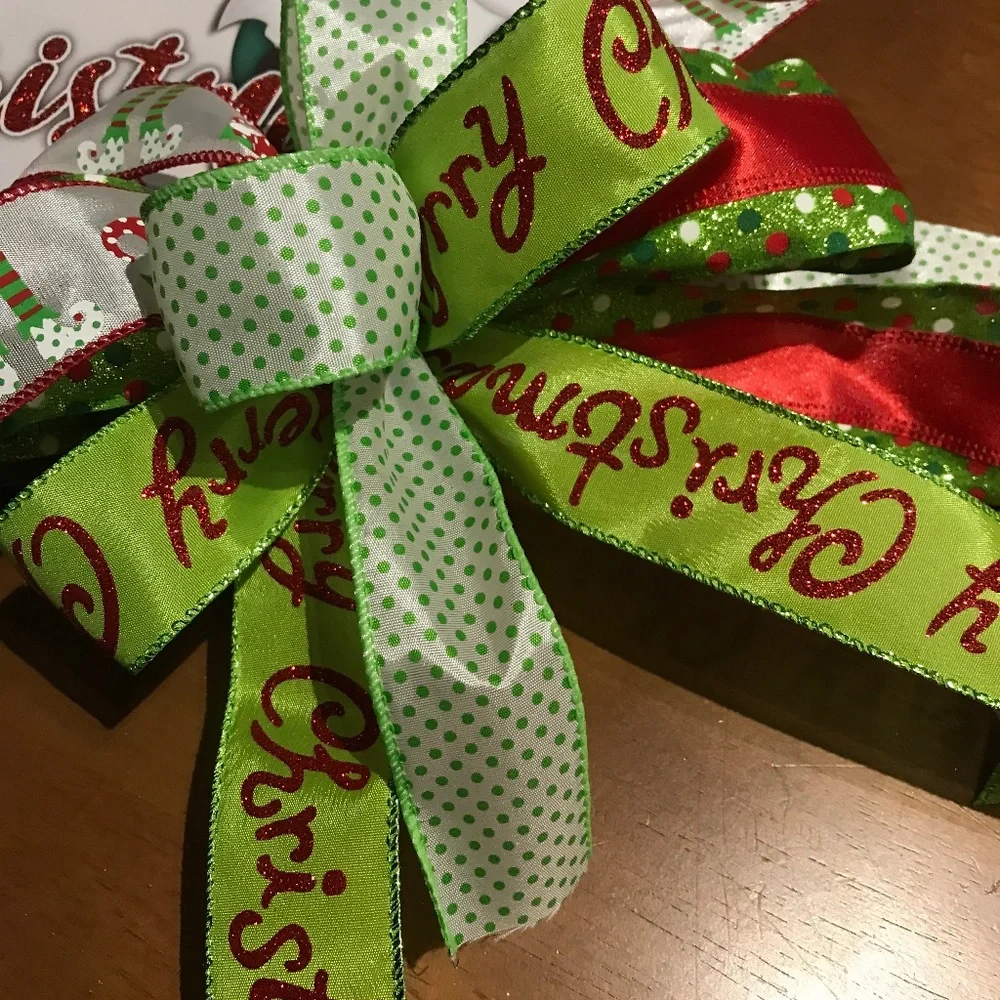 Handmade Bow Premade Prewired Ready For Your DIY Wreath Project Final Sale